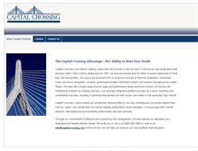 Tablet Screenshot of capitolcrossing.com